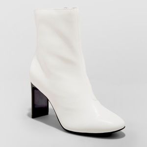 White booties